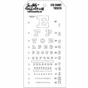 Layering Stencil - Eye Chart